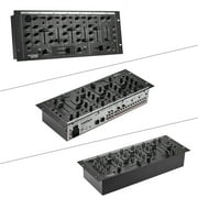Ammoon Professional 5-Channel DJ Rack Mount Stereo Mixer Mixing Console
