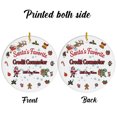 thumbnail image 5 of Santa's Favorite Credit Counselor Ceramic Ornament, Custom Christmas Ornament, Christmas 2025 Tree Decoration, Gift for Family, Friends & Coworkers, 5 of 5