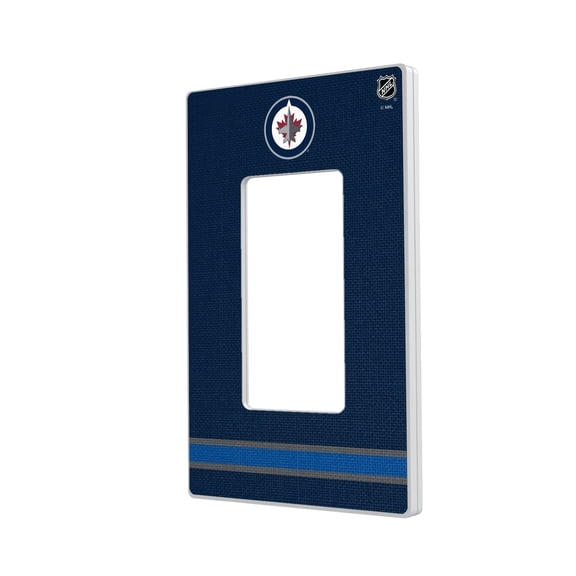 Winnipeg Jets Single Rocker Lightswitch Plate