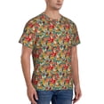thumbnail image 2 of Bixox Men's Funny Owl Bird Printed Short Sleeve Skinny Athletic T-Shirt, 2 of 6