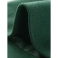 thumbnail image 5 of INSPIRE CHIC Women's Half Lapel Long Sleeves One Button Winter Mid-Length Overcoat S Green, 5 of 5