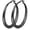 Black-50mm, variant on Sterling Silver Hoop Earrings for Women, Hypoallergenic Lightweight Big Thick Hoop Earrings, 35/40/50/60/70mm