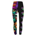 thumbnail image 4 of BiZtdJrK Winter Clearance Prime Mardi Gras Leggings for Women, 2025 Carnival Theme Printed Legging Trousers Casual High Waisted Workout Yoga Pants Full Length Milk Silk Soft Tights Multicolor S, 4 of 5