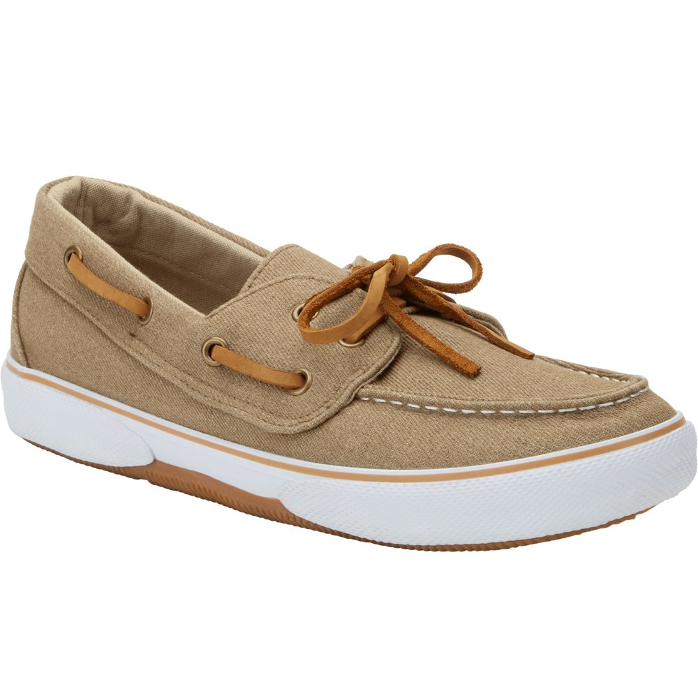 Kingsize KingSize Men's Wide Width Canvas Boat Shoe Loafers Shoes