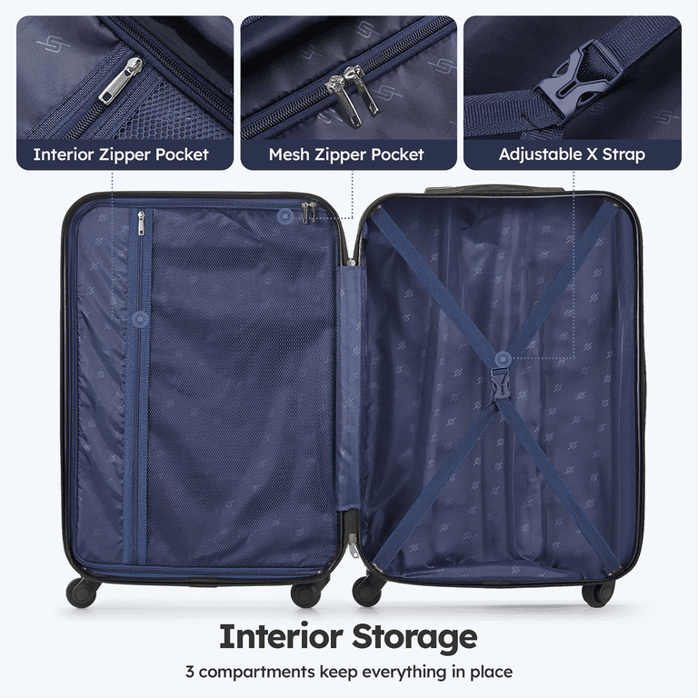 2 piece outlet cabin luggage set