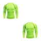thumbnail image 1 of Minnieouse Men Thermal Underwear Sport Tights Running Tops Sleeve Long Clothes Sportswear for Motorcycle Fitness Bodybuilding Type1 NO1, 1 of 6