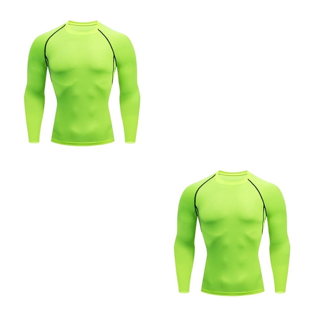 Sonducket Men Thermal Underwear Sport Quick Drying Elastic Base Tights Skiing Sportswear Running Warm Compression Long Layers Sleeve Type10 NO10