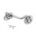 thumbnail image 2 of Dalazy Window Eye Latch Gate Door Window Stainless Steel Windproof Lock Hook with Mounting Screws, 3 Inch, 2 of 7
