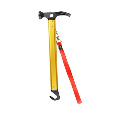 

Zhaox ASR Outdoor 13oz Lightweight Steel Camping Hammer with Tent Stakes Puller Hand Tools Outdoor Gear 12 Inch