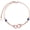 09 Sept - Sapphire-Yellow Gold, variant on Blue Opal Bracelet for Women 925 Sterling Silver Double Heart Bracelets Blue Opal Dainty Beach Jewelry Opal Heart Chain Jewelry for friend Best Friends