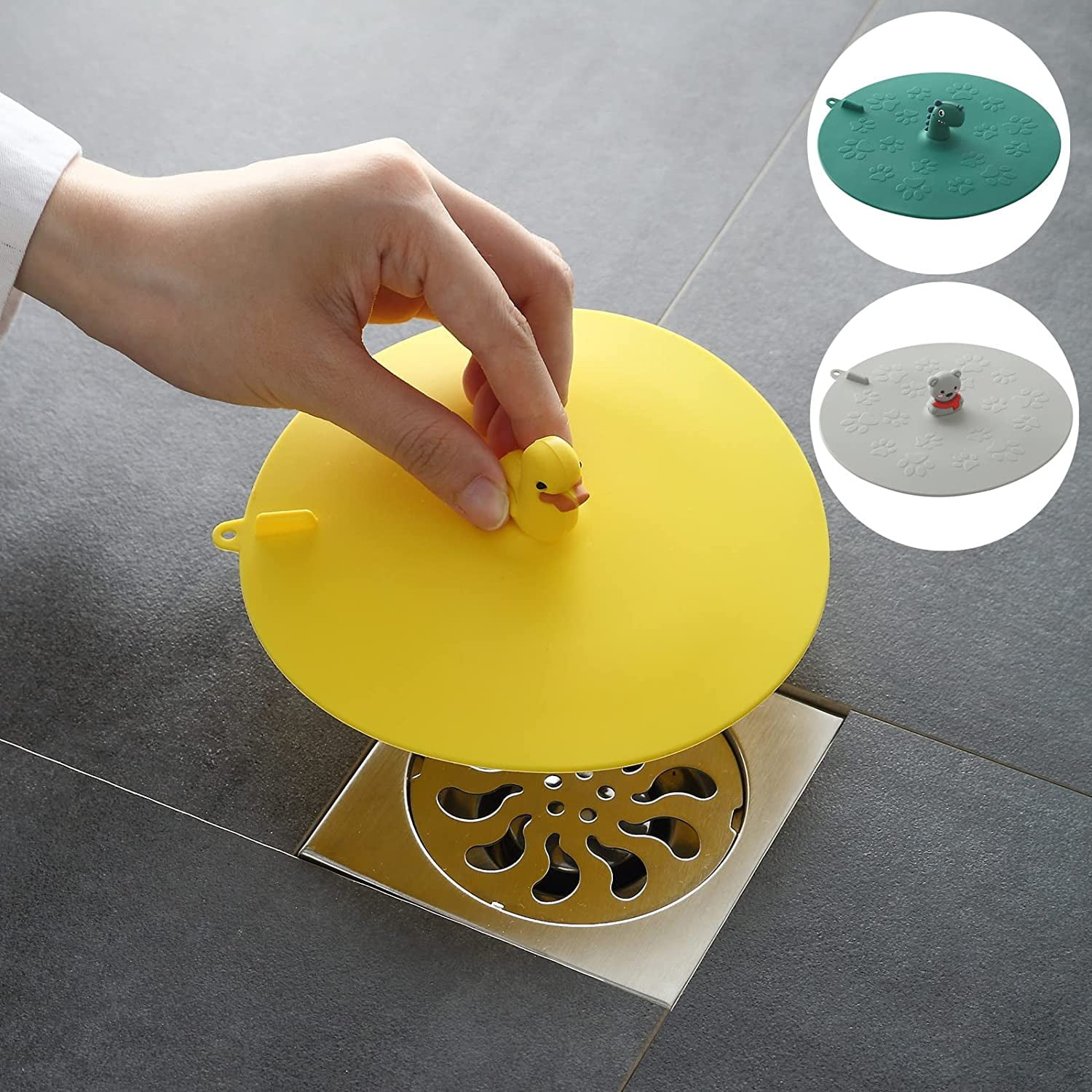 Bathtub Drain Cover Tub Stopper .Floor Drain Deodorant Cover Drain