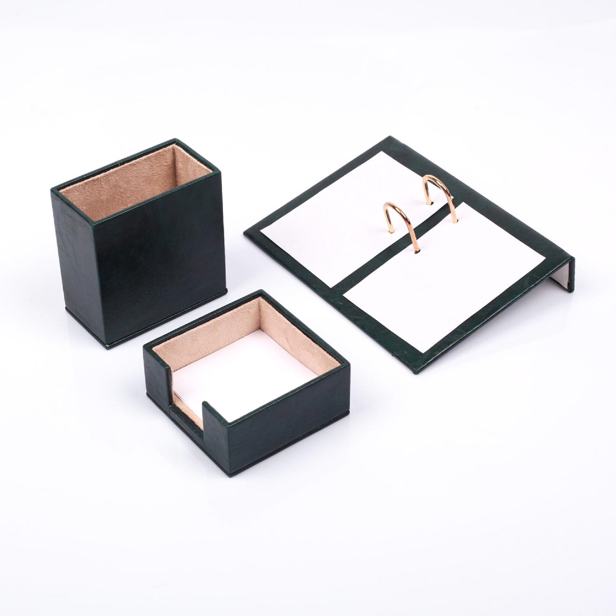 Leather Desk Set - Desk Organizer Set - Office Desk Pad Accessories - Calendar Holder - 8 Accessories-Desk Organizer - Office Desk Accessories - Desktop Storage - 8 PCS