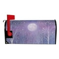 thumbnail image 2 of Yayeee Mailbox Cover Magnetic Large Size Post Box Cover Wrap Decor, Purple Forest, 2 of 9