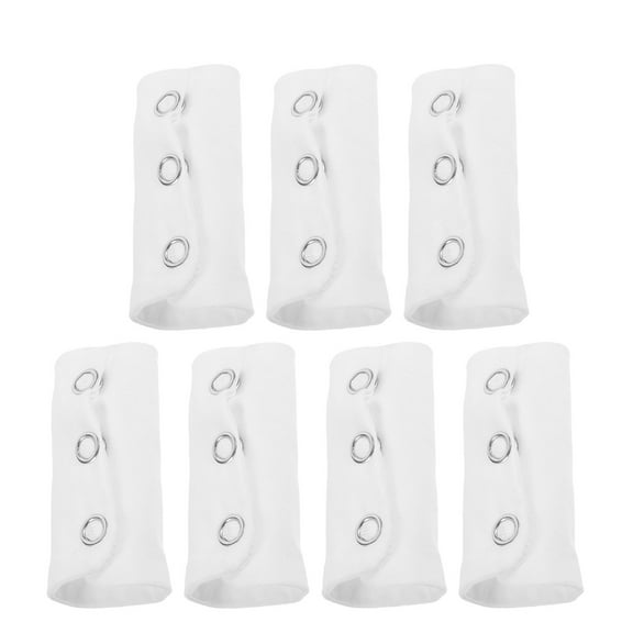 HEMOTON 7pcs Baby Bodysuit Extenders Set Double Layer Cotton Adjustable Snap Jumpsuit for Newborns Toddlers Boys and Girls
