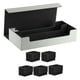 thumbnail image 2 of Estuche de cierre premium para cartas coleccionables, con fundas para cartas de béisbol, fútbol, ​​baloncesto y deportes. blanco, 2 of 8