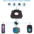 thumbnail image 5 of PYLE Wireless Audio DJ Sound Receiver for Pyle PMX6BU Wireless DJ Sound FX Audio Mixer - Aux 3.5mm, 5 of 7