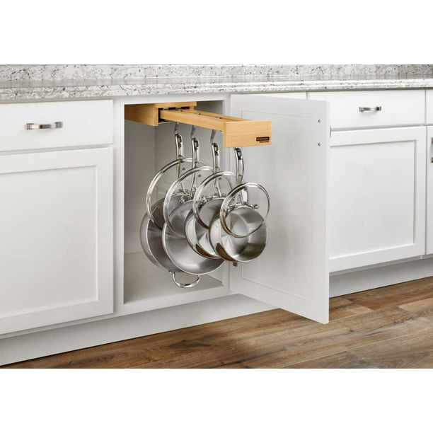 Rev A Shelf Glideware Pull Out Cabinet, Glideware Pull Out Kitchen Cabinet Organizer For Pots And Pans