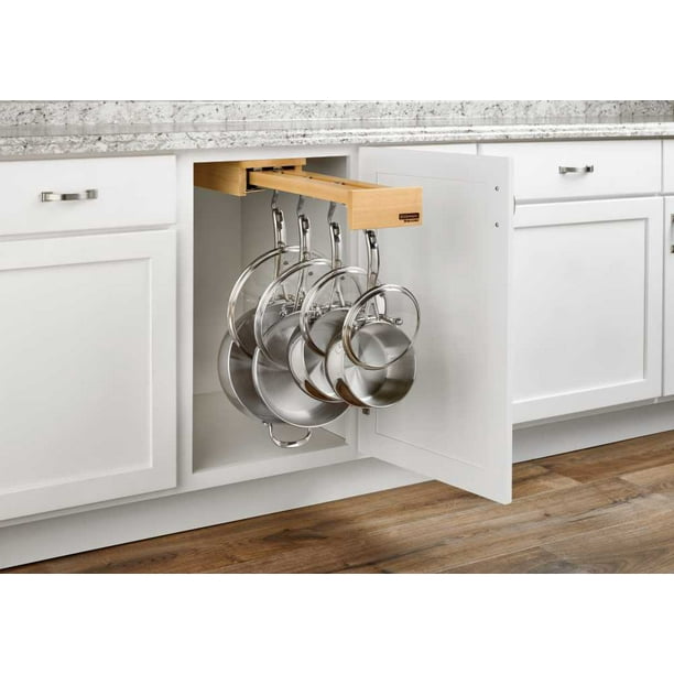 Rev A Shelf Glideware Pull Out Cabinet Organizer For Pots Pans Com Rev A Shelf Glideware Pull Out Cabinet, Glideware Pull Out Kitchen Cabinet Organizer For Pots And Pans