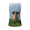 thumbnail image 6 of Goofa Elephant Dog Printed Womens Workout Tops for Women Sleeveless Yoga Shirts Athletic Running Tank Tops Sleeveless Gym Clothes Workout Apparel-Small, 6 of 9