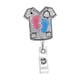 thumbnail image 5 of Porta credencial retráctil con llavero y cuerda telescópica con clip para cinturón. Identificación novedosa. uniforme de enfermera, 5 of 9