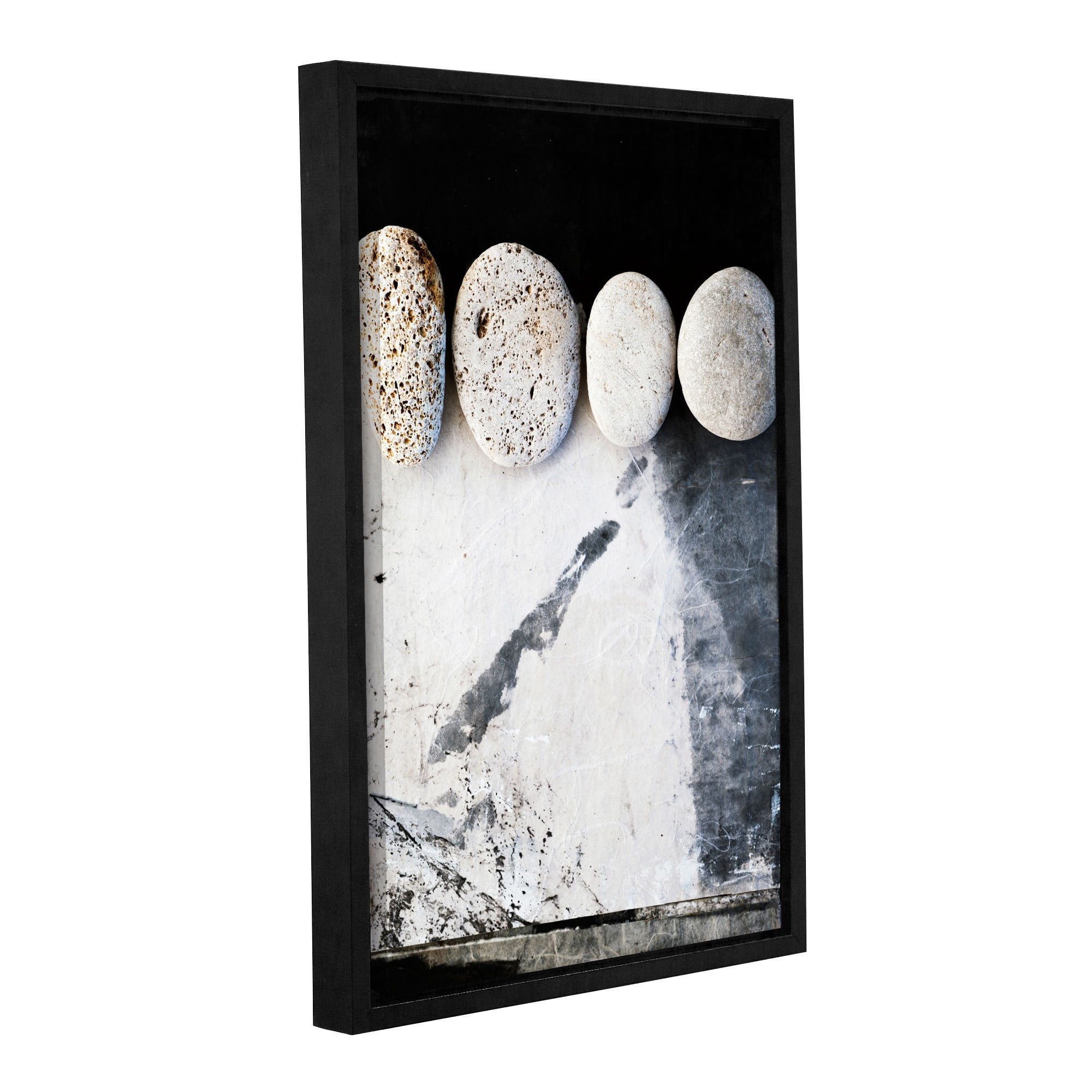 ArtWall Elena Ray "Four Stones" Gallery-wrapped Floater-framed Canvas