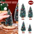 thumbnail image 6 of Ayieyill 5Pcs Artificial Mini Christmas Tree Mini White Christmas Tree with Colorful Beads - Small Christmas Tree Christmas Bottle Brush Trees for Christmas Decorations Indoor, 6 of 8