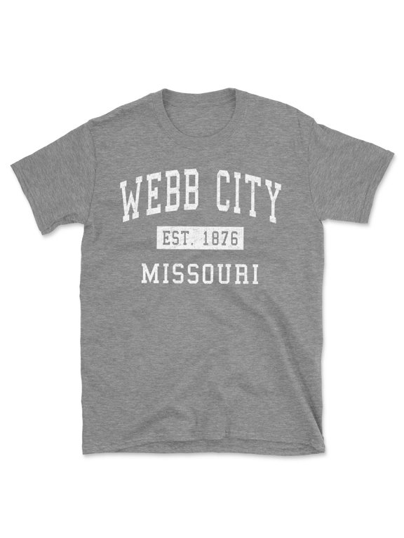 Webb City Missouri Classic Established Men's Cotton T-Shirt
