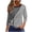 Black, variant on ChaoHeng Womens Tops Trendy Casual Womens Tops Plus Size 3/4 Sleeve Front Cutout Allover Print Base Layer Cotton Summer Trendy Tops Red S
