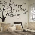 thumbnail image 3 of Arte DIY Etiqueta de la pared Árbol de la memoria Marcos de fotos Braches de árbol genealógico PVC Romovable Fondo Etiqueta de la pared Decoración creativa para el hogar, dormitorio sentado, 3 of 5