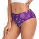 thumbnail image 2 of Fotbe Purple Snowflakes Calzones Estampados para Mujer – Ropa Interior de Algodón, Cómoda, Suave y Elástica-3X-Large, 2 of 6
