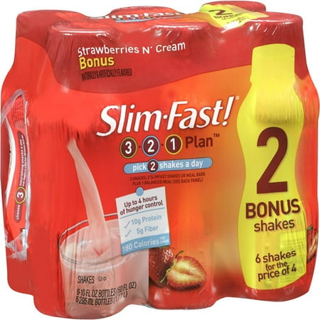 Slimfast Strawberries And Cream Shake Bo
