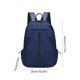 thumbnail image 3 of Mochila de nylon para desplazamientos de gran capacidad 17,7" – Mochila de viaje resistente al agua con múltiples compartimentos, correas reforzadas, mono casual unisex negro/rojo/azul, 3 of 6