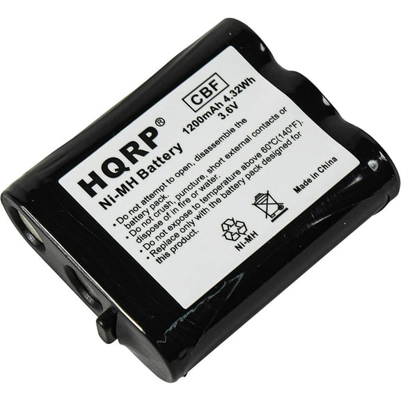 HQRP Phone Battery for Panasonic KX-TG2257 / KX-TG2257B / KX-TG2257PW / KX-TG2257S / KX-TG2267 Cordless Telephone