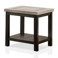 thumbnail image 3 of Furniture of America Oglin Transitional Wood 2-Piece Coffee Table Set in Walnut, 3 of 6
