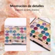thumbnail image 5 of REDSASA Paleta de Sombras 28 Colores - Estilo Arte Pop Mexicano, Pigmentación Intensa y Colores Vibrantes - Maquillaje Artístico Profesional - Looks Únicos y Creativos, 5 of 7
