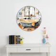 thumbnail image 2 of Bathroom Decor Clock Bathroom Clock for Wall Farmhouse Decoration for Toliet Guest Washroom Battery Operated Silent Clocks Movement 10 Inches Non Ticking Room Decor, 2 of 5