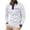 BO41_White, variant on Lumtrix Men's Polo Shirts 1/2 Zip Long Sleeve Classic T-Shirts Casual Golf Shirts Stylish Collared Tee Light Blue M