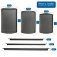 thumbnail image 3 of Mainstays 3pc Carbon Steel Nonstick Cookie Sheet Bakeware Set, 11" x 17", 10" x 15", 9" x 13", Gray, 3 of 12