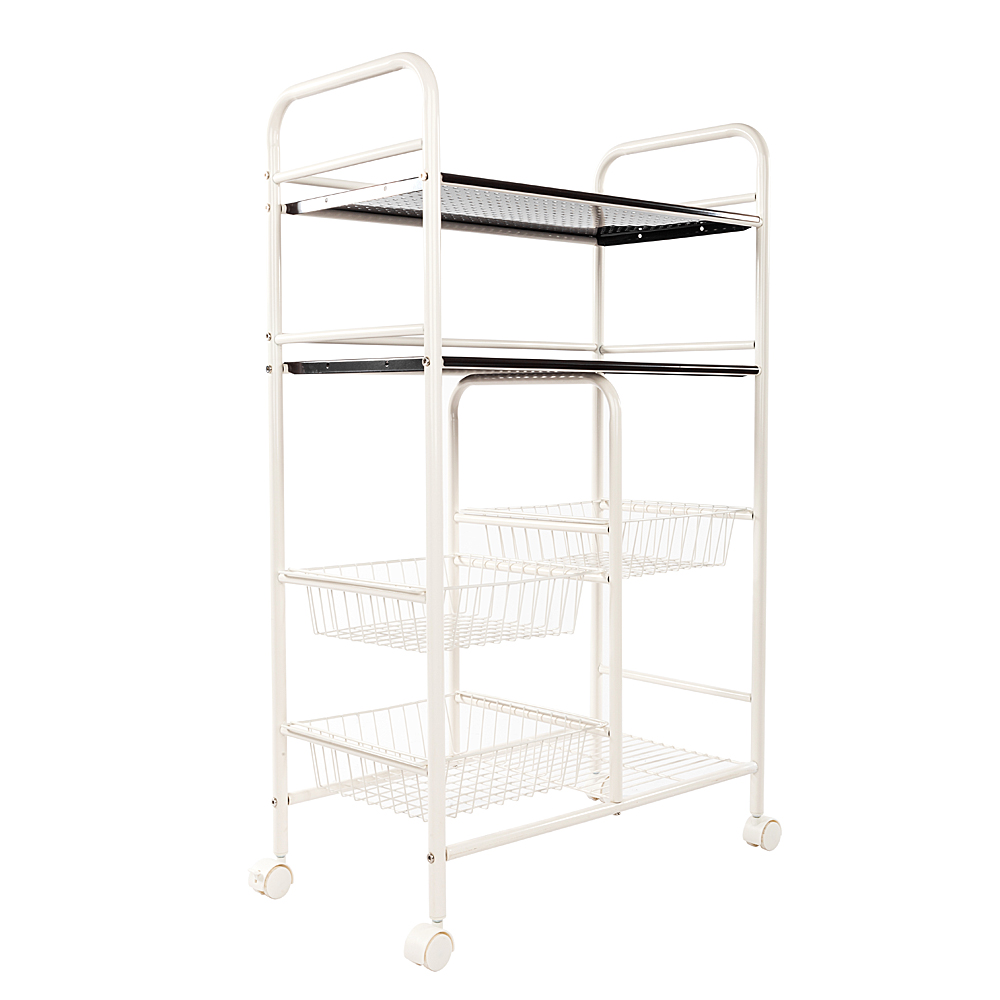 OTVIAP Counter Shelf Organizer Double Row Mesh Basket Multi functional