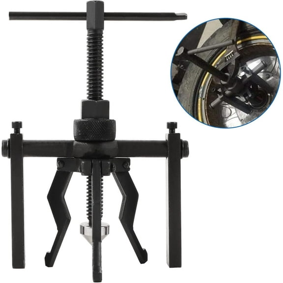 Bearing Puller Tool 3 Jaw Pilot Bearing Removal Tool Kit, Blind Bearing Extractor Small Tool Set, CR-V Steel, Three Jaw Design
