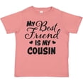 thumbnail image 3 of Inktastic My Best Friend is My Cousin with Hearts Boys or Girls Toddler T-Shirt, 3 of 5