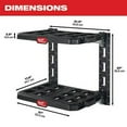 thumbnail image 4 of Milwaukee Tool PACKOUT 2-Shelf Racking Kit, 4 of 5