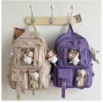 thumbnail image 1 of School Bag Backpack PURPLE - high quality purple, 1 of 2
