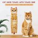 thumbnail image 3 of Toallas de mano con forma de gato para baño y cocina, bonitas y decorativas, para colgar en la cara, muy absorbentes y suaves, 3 of 5