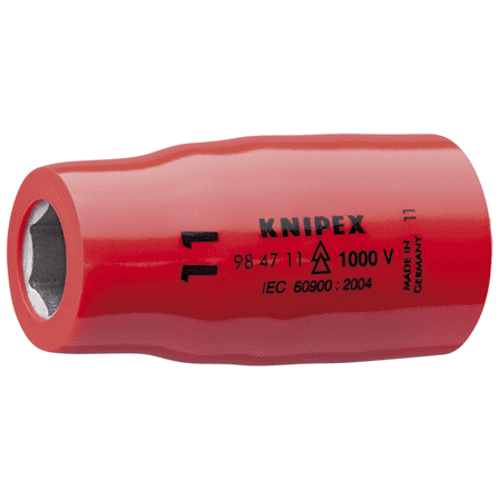 KNIPEX HEX SOCKET, 1/2IN-1,000V INSLTD 14 MM
