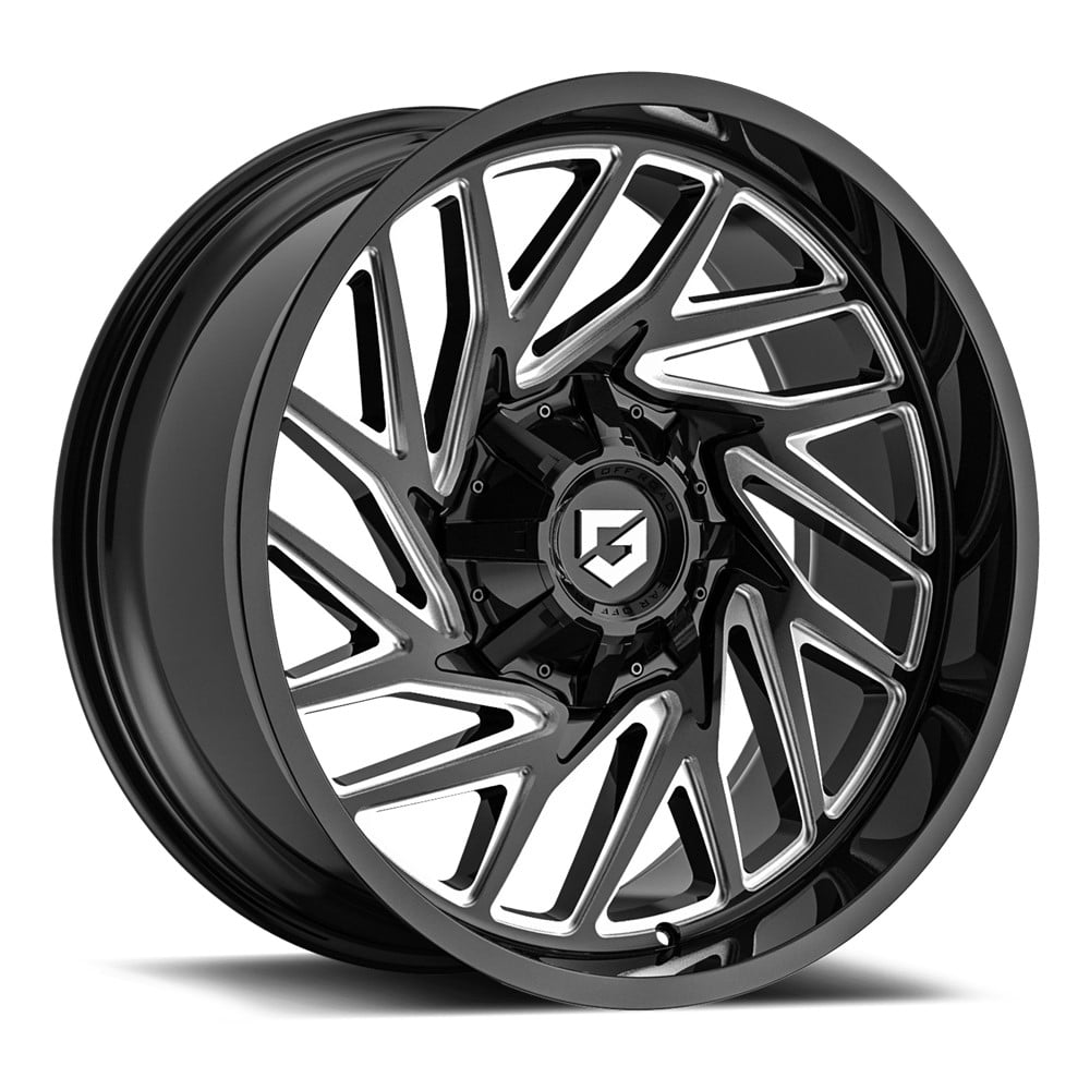 RIMA⭐︎ Gear Off Road 770B Wheels Rims 20x9 8x170 Gloss Black 18mm