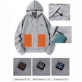 thumbnail image 6 of pstuiky Heated Hoodies for Men Women, USB Rechargeable Thermal Sweatshirt Heated Pullover Unisex Sweatshirt Heating Jacket, 6 of 7