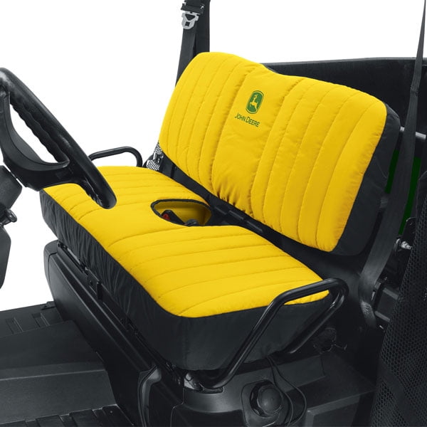 John Deere Mid Size Bench Seat Cover Yellow LP66449