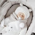thumbnail image 4 of Bufanda de ganchillo de invierno niños niñas niños bufandas de punto de estilo cálido negro Sunnimix Bufanda de los niños del invierno, 4 of 8