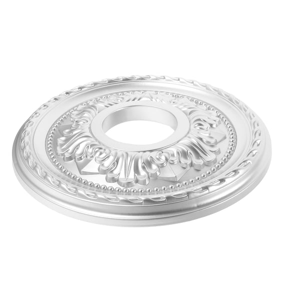 OULII ceiling light canopy Ceiling Medallion Silver 1Pack